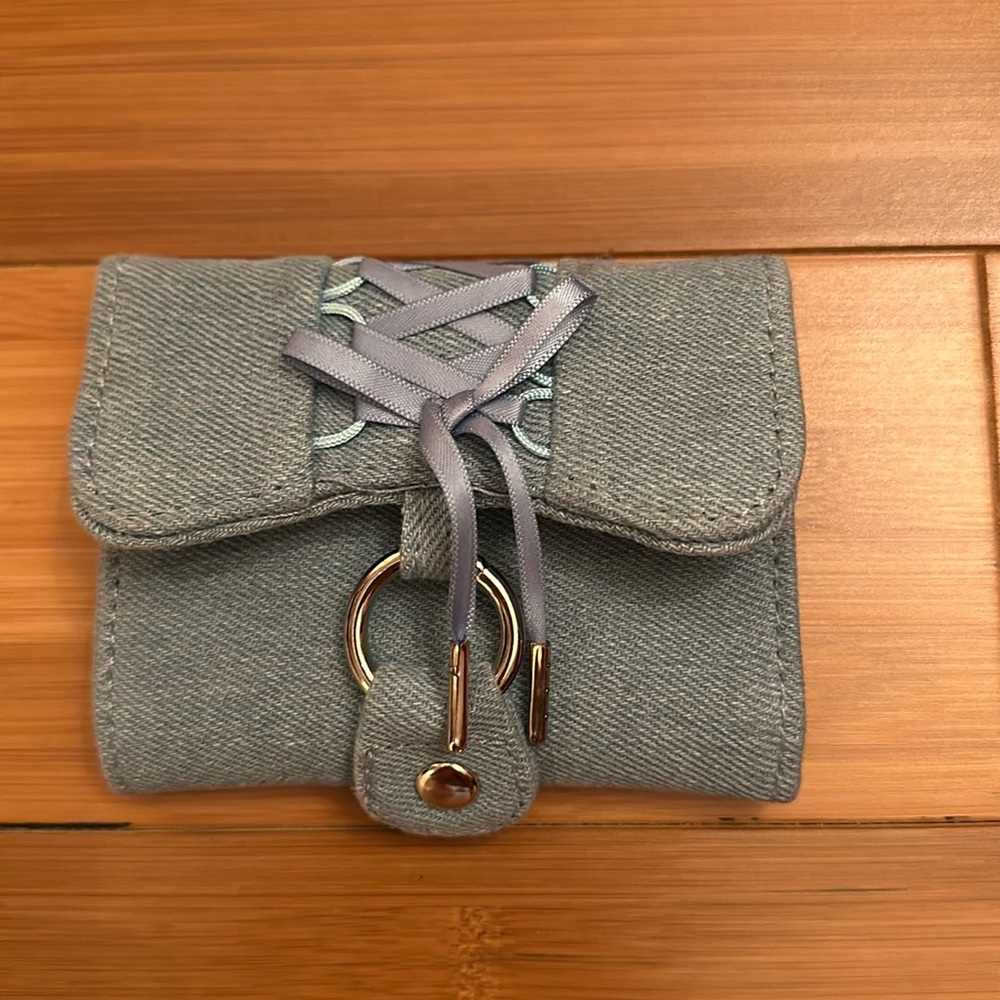 Denim Small Wallet